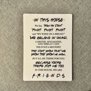 F.R.I.E.N.D.S. TV Show Friends Magnet